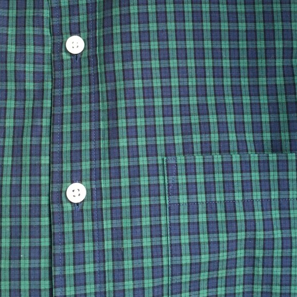 J. Crew Plaid Button Plaid Down Shirt - LG - Picture 4 of 6